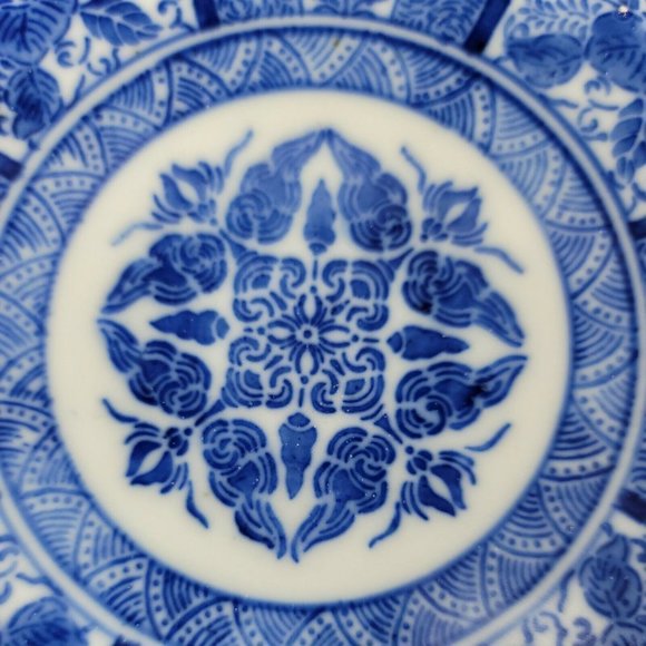 Antique Blue China Transferware Plate 8.5" Near Mint Condition. Only few spots - Picture 2 of 11